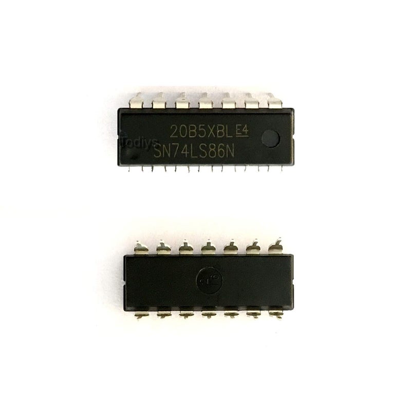 Todiys New 30Pcs for 74LS86 74LS86N SN74LS86N HD74LS86P DM74LS86N SN74LS86AN Quad 2-Input Exclusive OR Gate DIP-14 IC SN74LS86